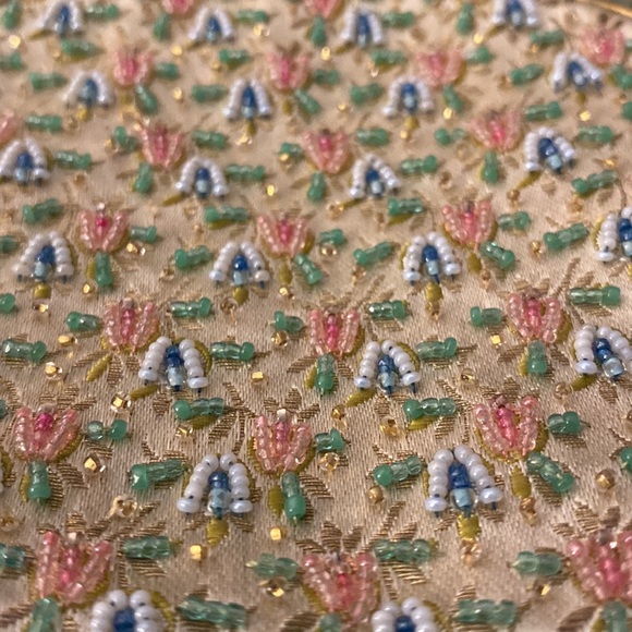 Vintage 60s Duizend-Gans Paris couture beaded clutch - Picture 6 of 16